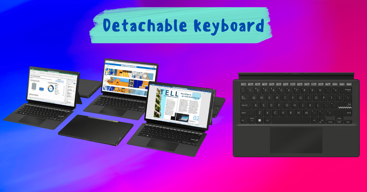 Vivobook 13 Slate OLED keyboard external